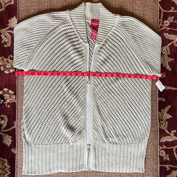 Light Green Knit Cardigan with Matching Tank HPπ - Picture 5 of 14